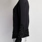 Emilio Pucci Beaded Patterned Long Sleeve Blouse FR42 IT38