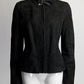 Gucci Suede Leather Jacket with Neck Buckle IT44 FR40