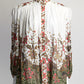 Zimmermann Floral Lined Button Up Blouse