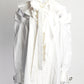 MONSE White Ruffled Blouse with Grommet Detail on Wrist US6