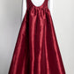 Kika Vargas Deep Red Long Tank Dress S