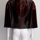 Lanvin Calf Fur Crop Jacket FR40 IT44