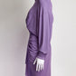 Alexandre Vauthier Purple Turtleneck Midi Dress US 6