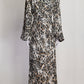 Smythe Animal Print Wrap Dress S