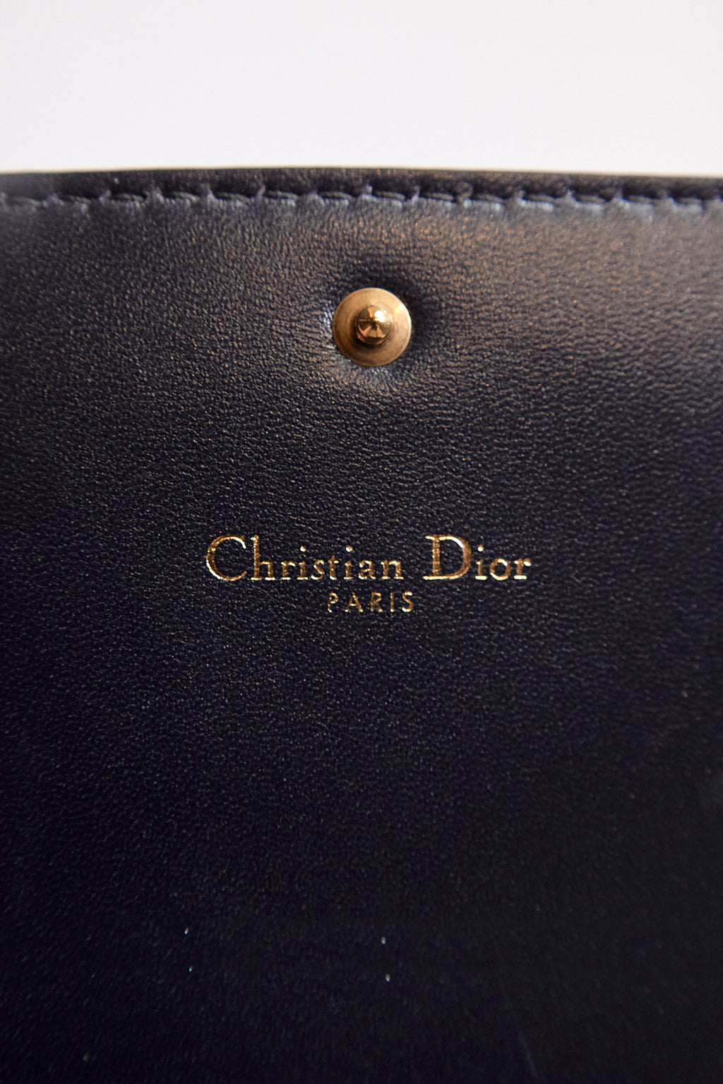 Christian Dior Monogram Canvas Oblique Wallet on a Chain