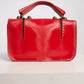 Fendi Top Handle Red Patent Leather F3 Secret Code Bag