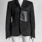 Comme des Garçons Black Blazer with PVC Detail M