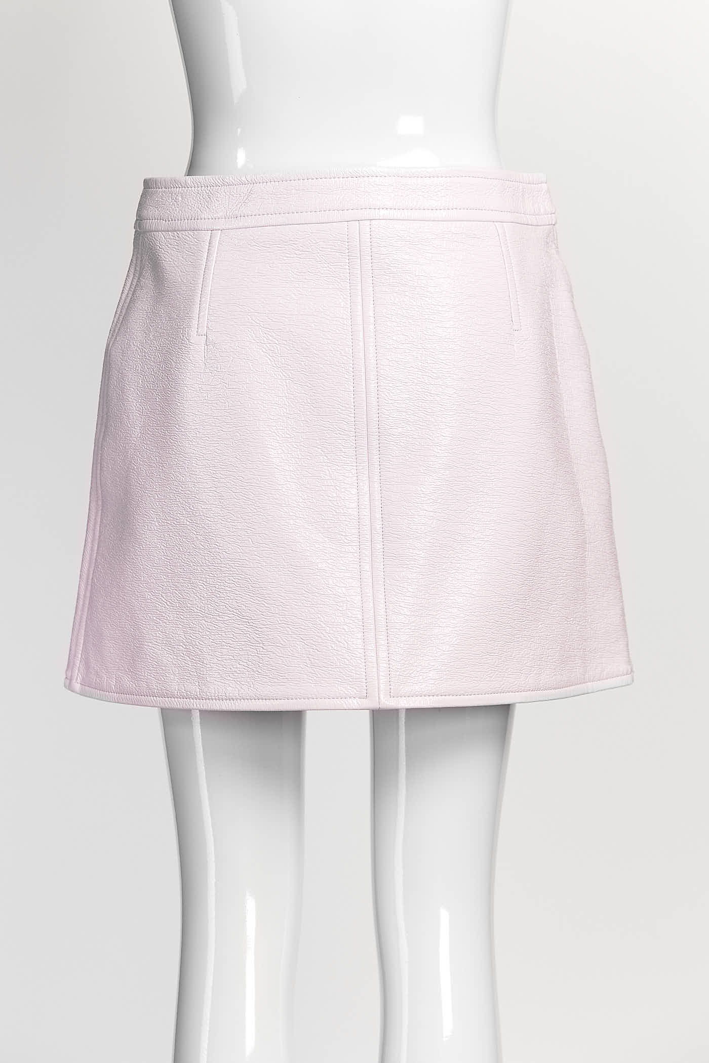Courrèges A-line mini Pink skirt 38