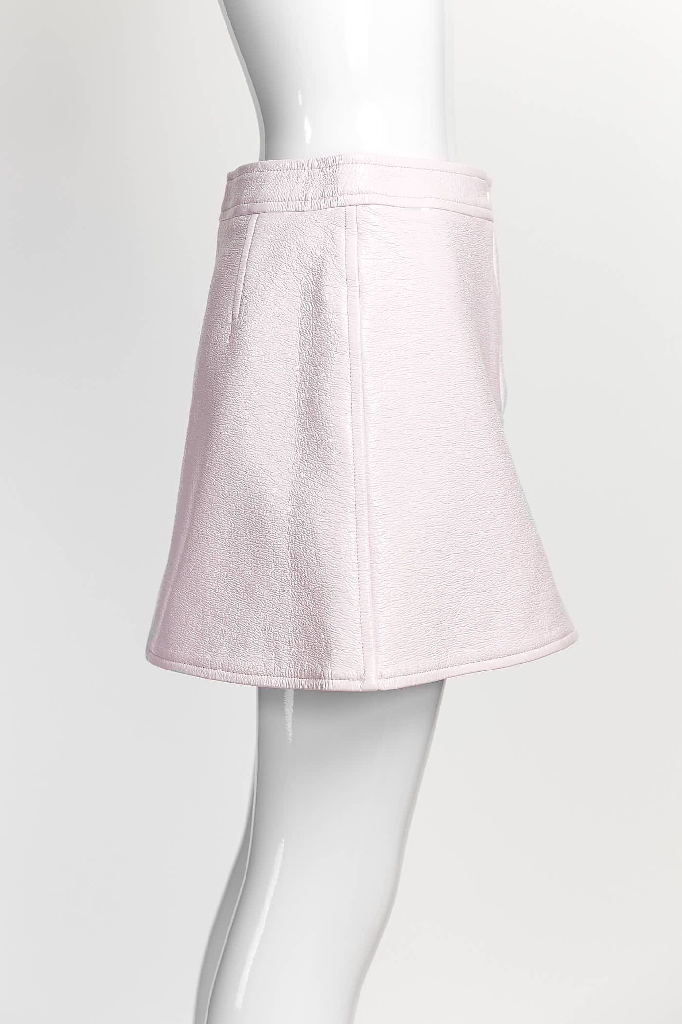 Courrèges A-line mini Pink skirt 38