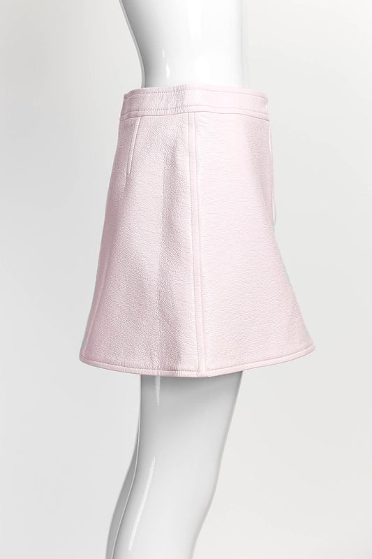 Courrèges A-line mini Pink skirt 38