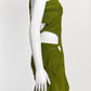Cult Gaia Green Kint Dress M