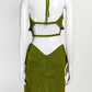 Cult Gaia Green Kint Dress M