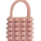 Blush Tone Faux Pearl Handbag