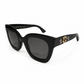 GUCCI ACETATE CRYSTAL STAR FRAME SUNGLASSES