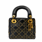 CHRISTIAN DIOR 2017 STUDDED SUPPLE MINI LADY DIOR