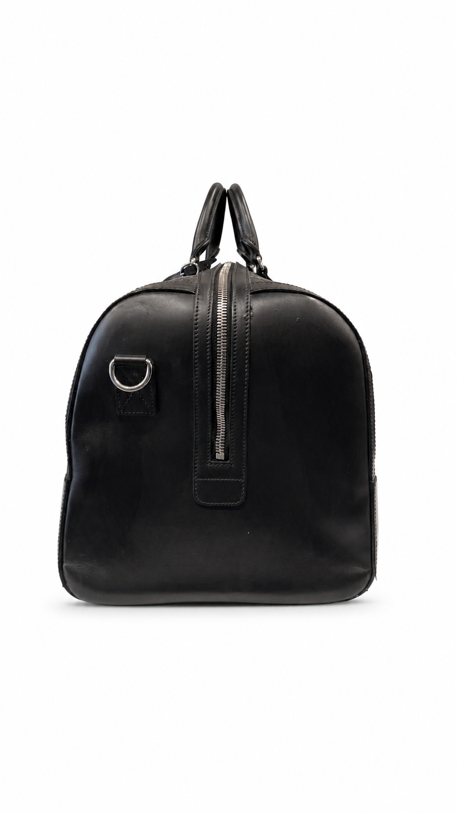 GUCCI BLACK GG SIGNATURE WEEKENDER BAG