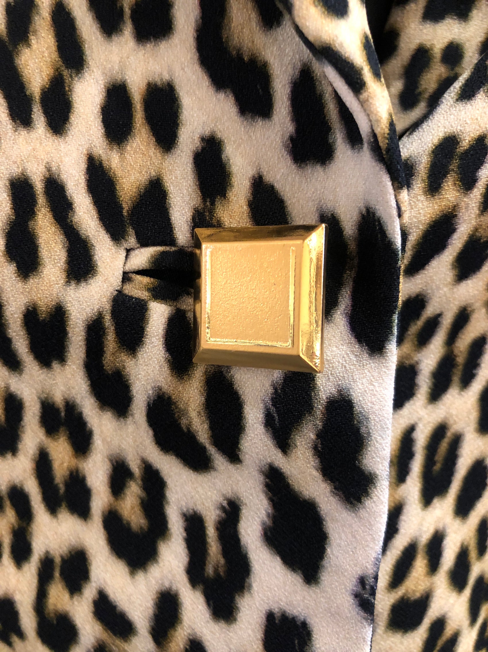 Emanuel Ungaro leopard & polka dot blazer