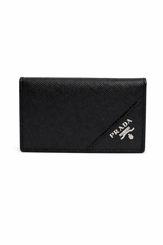 PRADA SAFFIANO LEATHER CARD HOLDER