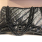 Balenciaga Crush Chain Bag Quilted in Black