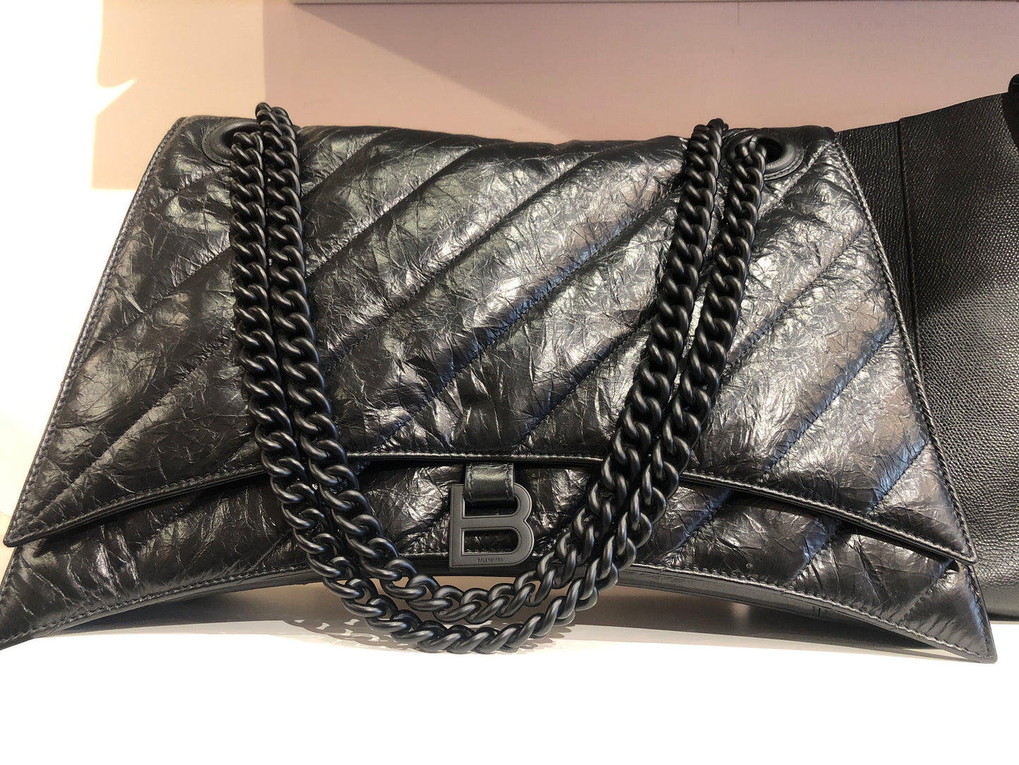 Balenciaga black chain bag