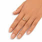 Gucci Double G Flower Ring - SIZE 5/6