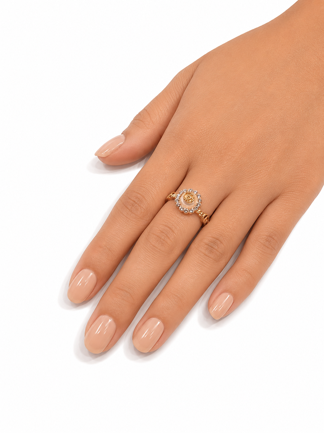 Gucci Double G Flower Ring - SIZE 5/6