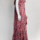D&G Dolce & Gabbana Pink Floral Silk Dress 40