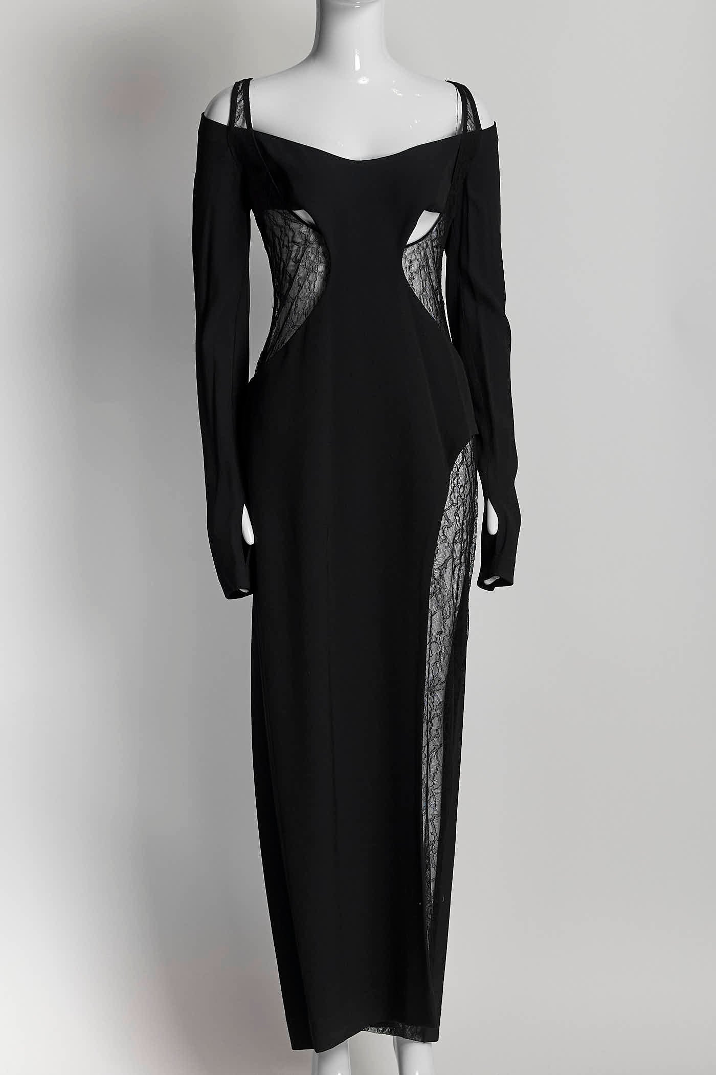 Dion Lee Composite Interlock Black Dress 12