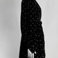Dodo Baror Black Velvet Mini Dress IT 40