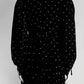Dodo Baror Black Velvet Mini Dress IT 40