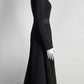 Dolce & Gabbana Black Double Crepe Dress 38