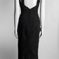 Dolce & Gabbana Black Embossed Dress 40