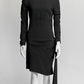 Dolce & Gabbana Black Highneck Dress IT 40