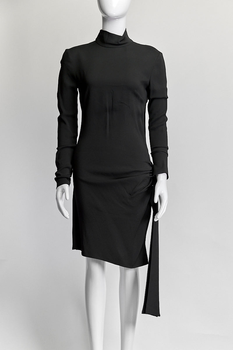 Dolce & Gabbana Black Highneck Dress IT 40