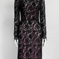 Dolce & Gabbana Black Lace with Pink Silp Dress 40