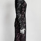 Dolce & Gabbana Black Lace with Pink Silp Dress 40