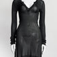 Dolce & Gabbana Black Longsleeve Kint Cover-Up