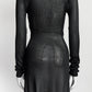 Dolce & Gabbana Black Longsleeve Kint Cover-Up