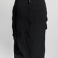 Dolce & Gabbana Black Ruched Skirt 40