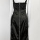 Dolce & Gabbana Black Satin calf-length corset Dress