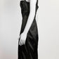 Dolce & Gabbana Black Satin calf-length corset Dress