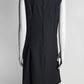 Dolce & Gabbana Black Sleeveless Dress with Leopard Lining 42