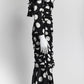 Dolce & Gabbana Black/White Polka Dots Ruched Dress 42