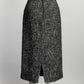 Dolce & Gabbana Black/White Wool Skirt 38