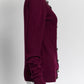 Dolce & Gabbana Burgundy Cardigan with Buttons Detail