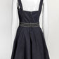 Dolce & Gabbana Denim Blue Logo Dress 44