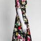 Dolce & Gabbana Floral Bustier Flare Dress 44