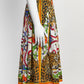 Dolce & Gabbana Floral Leopard Printed Skirt 42