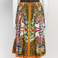 Dolce & Gabbana Floral Leopard Printed Skirt 42