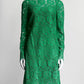 Dolce & Gabbana Green Lace Dress 40